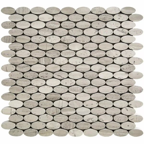 Ashen Grey Oval 4.51 sq.ft 11.2